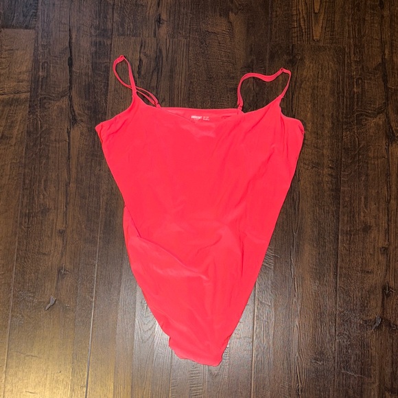 aerie Tops - Aerie Bright Pink Bodysuit